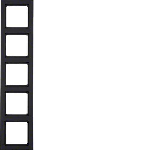 Berker 10156096 Rahmen 5fach Q.3 anthrazit, samt Mesch Shop Berker 10156096 Rahmen 5fach Q.3 anthrazit, samt Mesch Shop